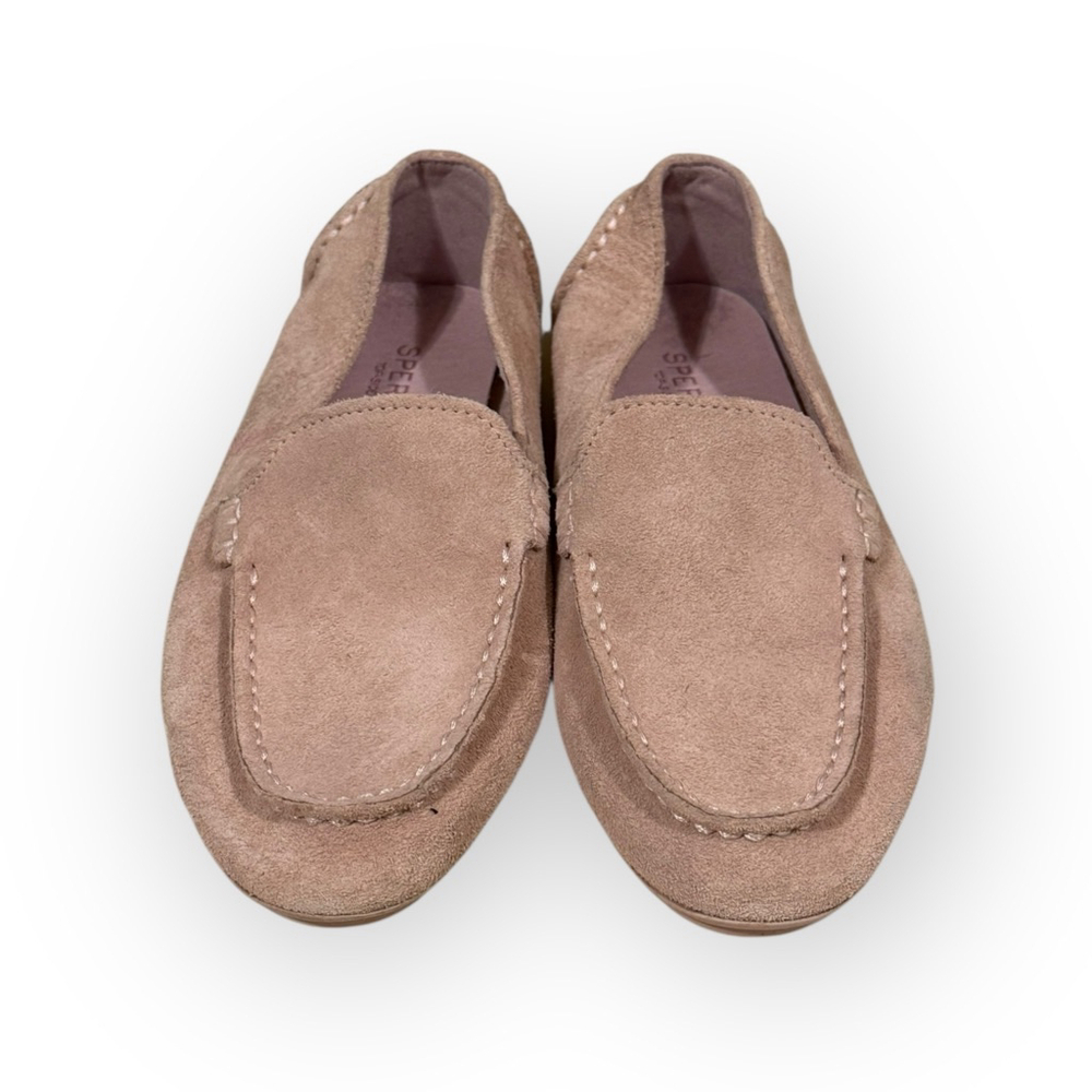 Sperry Women’s Suede Driving Loafers Flats Moccasins Light Pink Size 5.5​ - Picture 2 of 11